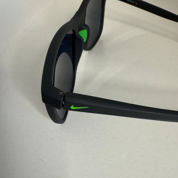 Nike Passage Sunglasses Matte Anthracite Frame Color, Grey with Teal Mirror Lens - Picture 4 of 10